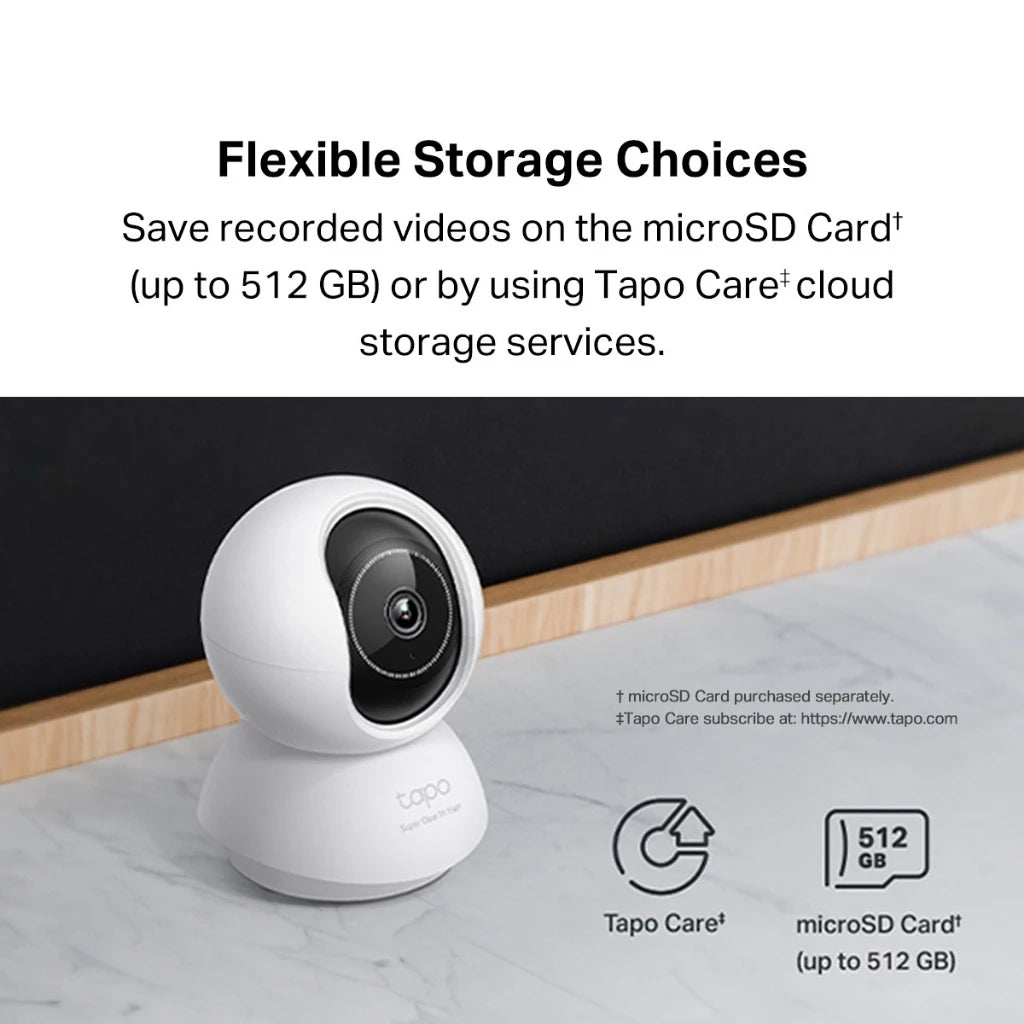 TP-Link Tapo C230 3K 5MP Pan/Tilt AI CCTV WIFI Wireless IP Camera with Smart AI Detection & Notifications