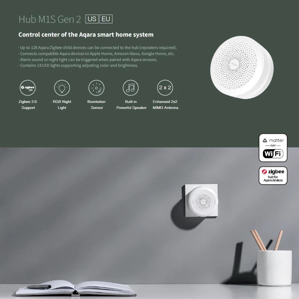 Aqara Zigbee 3.0 M1S Gen 2 Hub