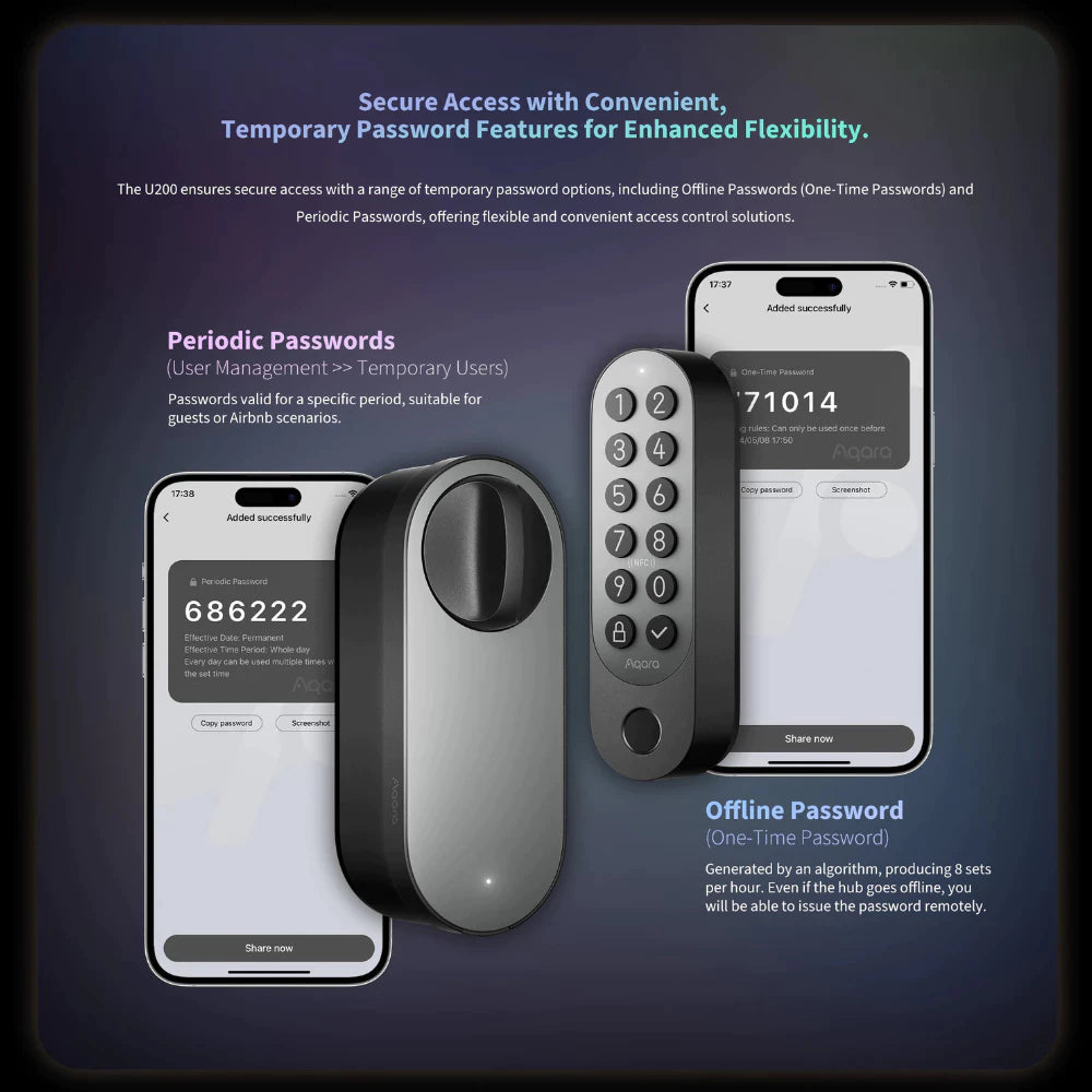 Aqara Fingerprint Unlock Keyless Smart Lock U200