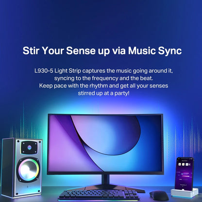 TP-Link Tapo L930-5 Apple HomeKit LED Smart Wi-Fi 5M 16 Million-Colors RGB Fluid Colour Light Strip