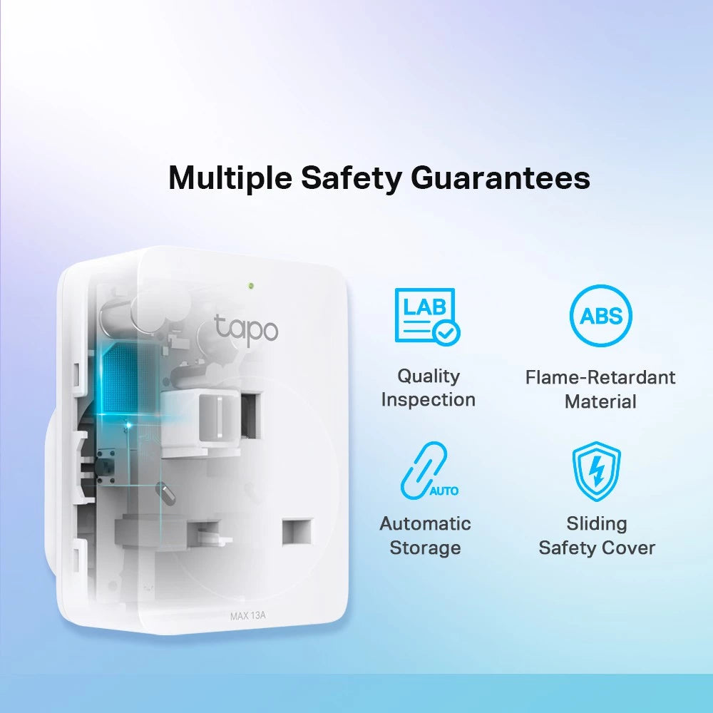TP-Link Tapo P110 Mini Smart Wifi Socket Plug(Support Energy Monitoring, Remote/Voice control, Schedule, Google/Alexa)