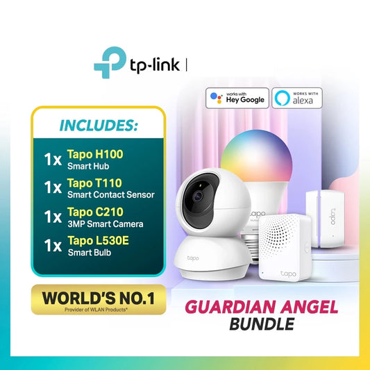 TP-Link Tapo Smart Home Automation Bundle (C210 C225 C500 H100 T100 T110 L530E L920-5)