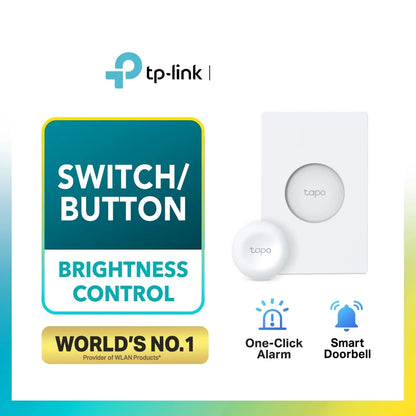 TP-LINK Tapo S200D Wireless Mini Switch Smart Doorbell One Button & App Control Smart Home Push Mini Wireless Switch