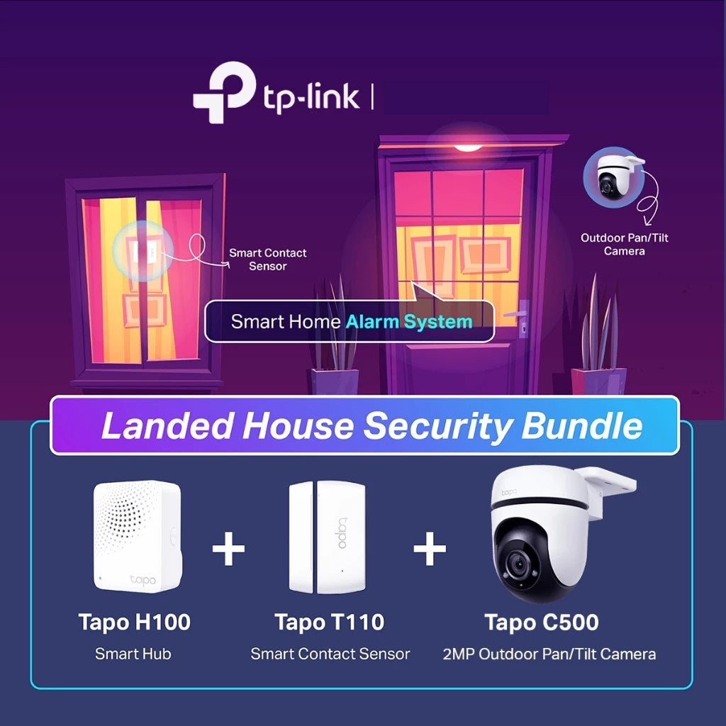 TP-Link Tapo Smart Home Automation Bundle - Landed House Bundle