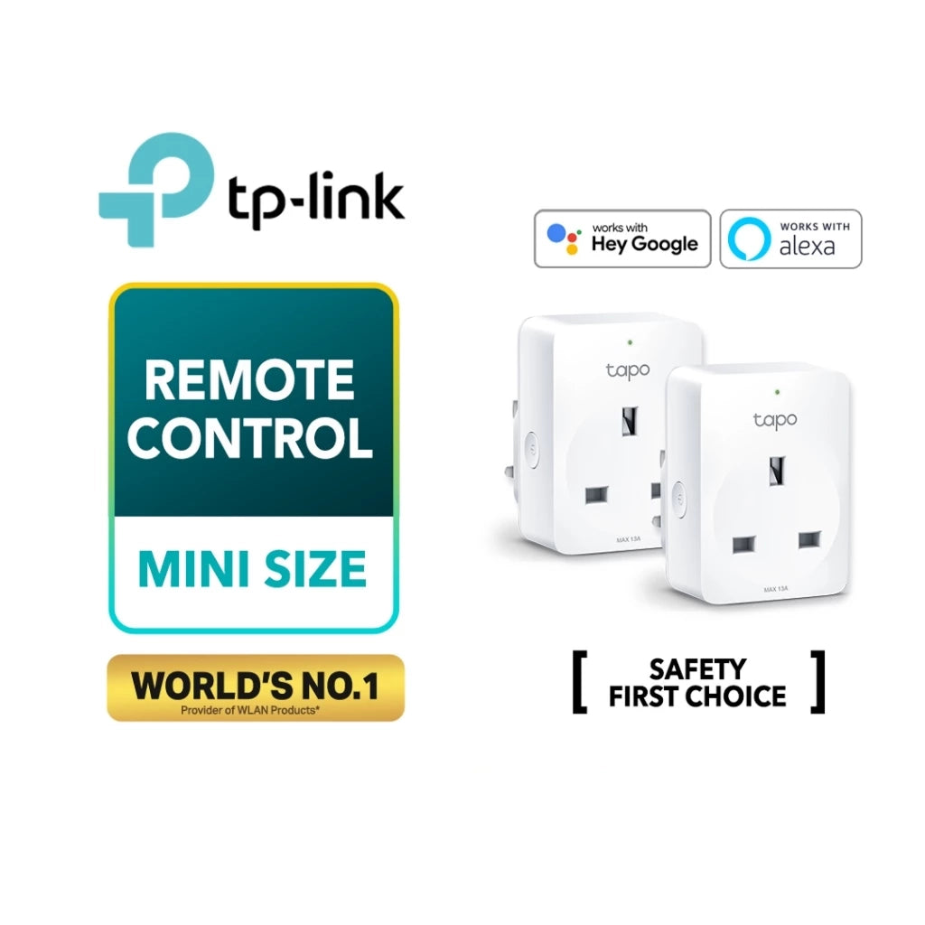 TP-Link Tapo P110 Mini Smart Wifi Socket Plug(Support Energy Monitoring, Remote/Voice control, Schedule, Google/Alexa)