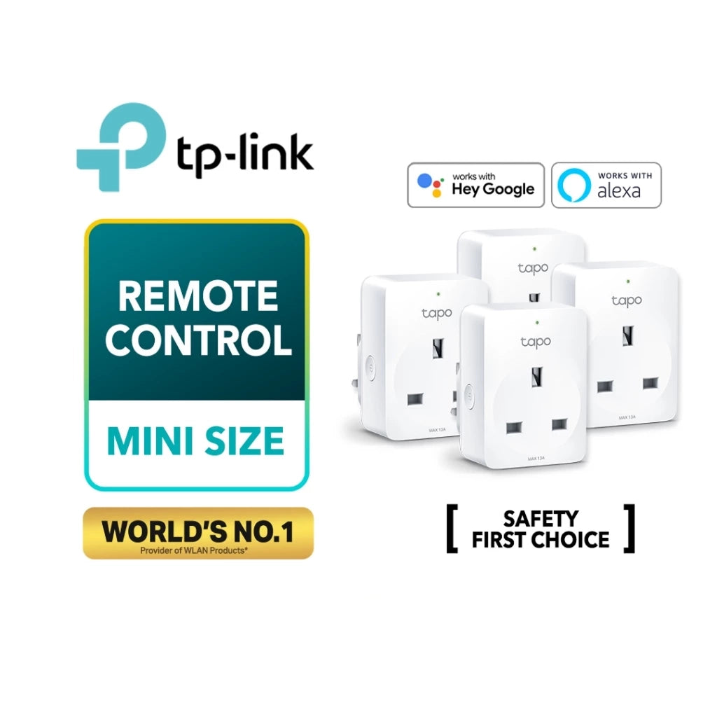TP-Link Tapo P110 Mini Smart Wifi Socket Plug(Support Energy Monitoring, Remote/Voice control, Schedule, Google/Alexa)