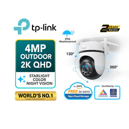 TP-Link Tapo Outdoor Wifi Wireless Security Camera Waterproof CCTV 2K 360 Night Vision C520WS C510W C500 TC40