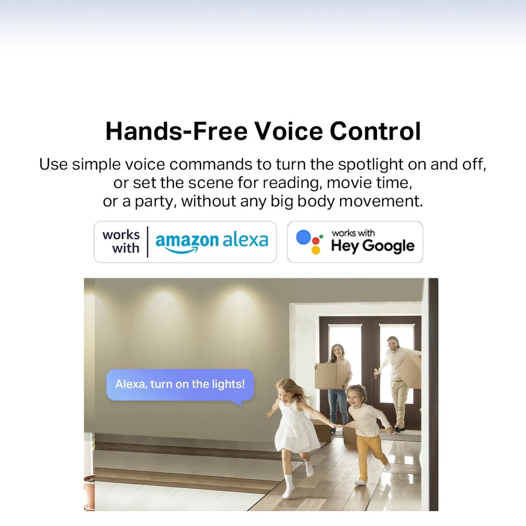 TP-LINK Smart GU10 Wi-Fi & Dimmable Spotlight ( Google Assistant & Alexa/ Voice & Remote Control ) Tapo L610