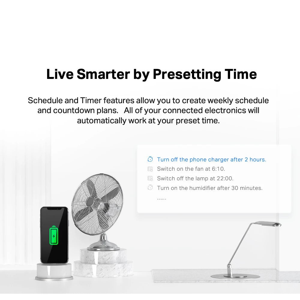 TP-Link Tapo P110 Mini Smart Wifi Socket Plug(Support Energy Monitoring, Remote/Voice control, Schedule, Google/Alexa)