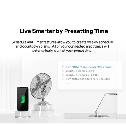 TP-Link Tapo P110 Mini Smart Wifi Socket Plug(Support Energy Monitoring, Remote/Voice control, Schedule, Google/Alexa)