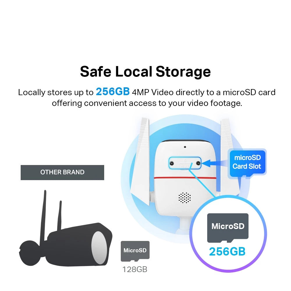 TP-Link Outdoor 2K/4MP Tapo C320WS Full Color Night Vision Outdoor IP66 Security CCTV with Amazon Cloud IP Camera