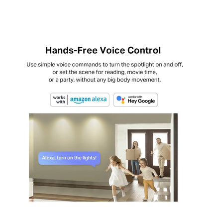 TP-LINK GU10 Smart Wi-Fi Multicolor Spotlight (Google Assistant & Alexa/ Voice & Remote Control) Tapo L630