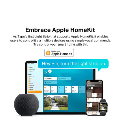 TP-Link Tapo L930-5 Apple HomeKit LED Smart Wi-Fi 5M 16 Million-Colors RGB Fluid Colour Light Strip