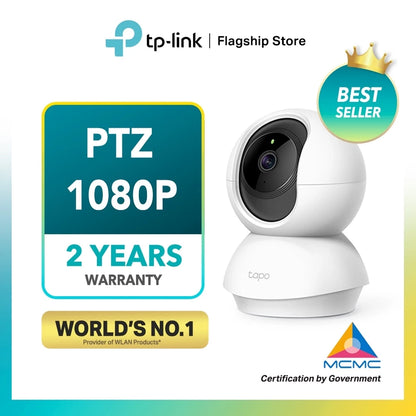 TP-LINK Smart Home Bundle Tapo Series ( Tapo C200-PTZ Camera/Tapo P100-Smart Plug/Tapo L510E-Smart Bulb )