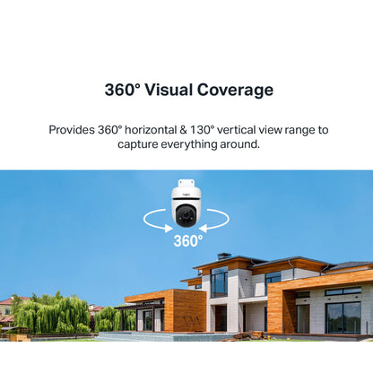 TP-Link Tapo Outdoor Wifi Wireless Security Camera Waterproof CCTV 2K 360 Night Vision C520WS C510W C500 TC40