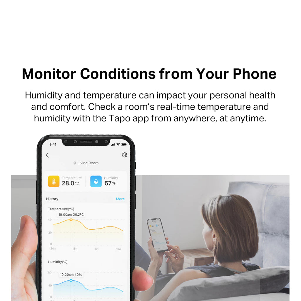 TP-Link Smart Temperature & Humidity Monitor Tapo T310 & T315