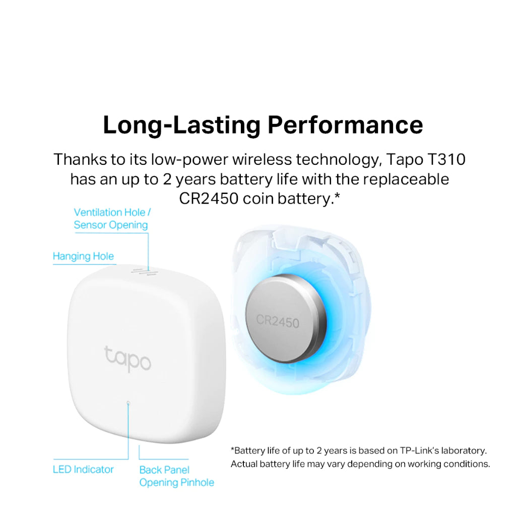 TP-Link Smart Temperature & Humidity Monitor Tapo T310 & T315