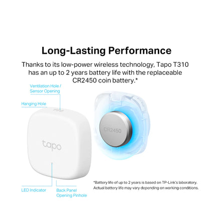 TP-Link Smart Temperature & Humidity Monitor Tapo T310 & T315