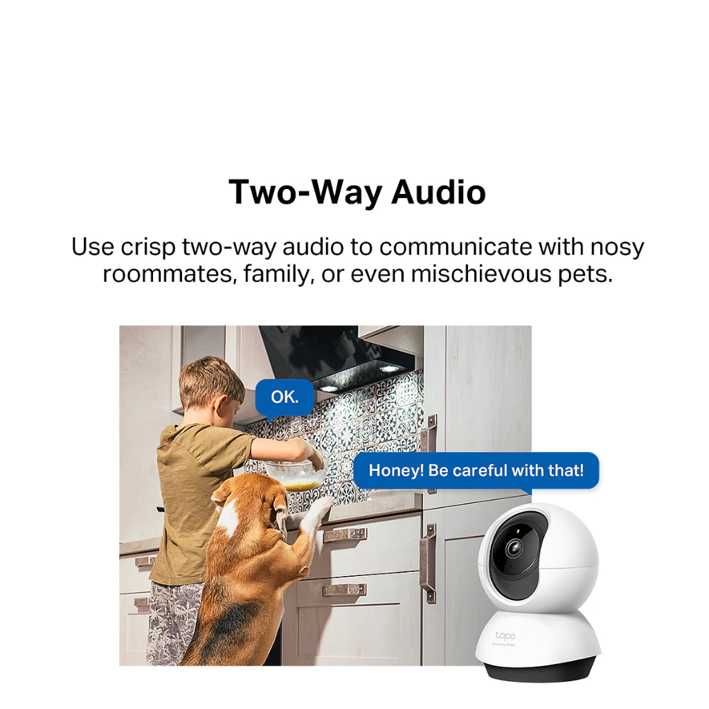 TP-Link Tapo C220 4MP/2K Pan/Tilt AI CCTV WIFI & Wireless IP Camera with Smart AI Detection & Notifications