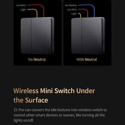 Aqara Wall Switch Z1 Pro With Neutral