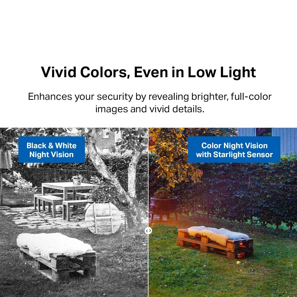 TP-Link 4MP 2K QHD Tapo C425 Smart Wire-Free Outdoor Security Camera Starlight CCTV IP66 Weatherproof