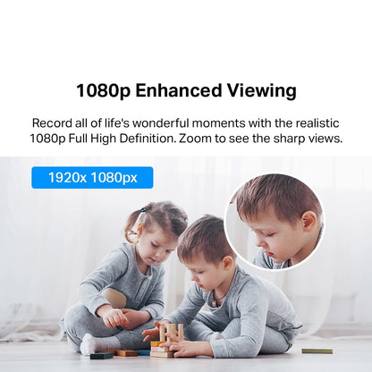 TP-Link Tapo WiFi CCTV IP Home Security Camera 360 Degree Night Vision 2 Way Audio 1080P FHD C200 C210 TC70 TC71