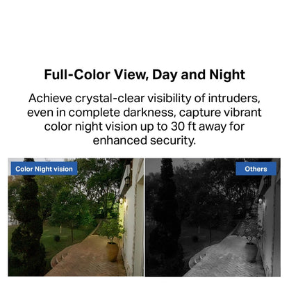 TP-Link 2K/3MP Wire Free Solar Panel Powered CCTV Battery Camera Color Night Vision IP65 Tapo C410 KIT No Hub Required