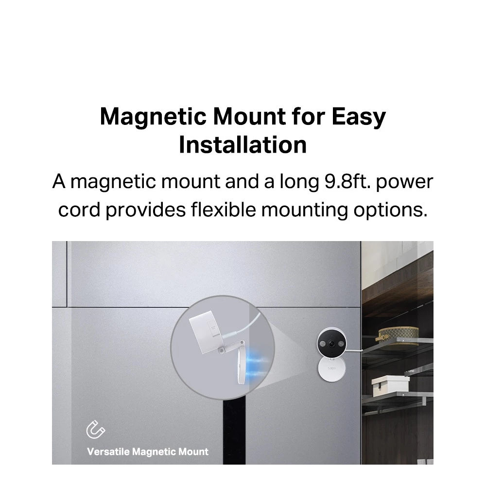 TP-Link 4MP/2K Baby Camera Tapo C120 AI CCTV WIFI & Wireless IP Camera with Smart AI IP66 Weatherproof