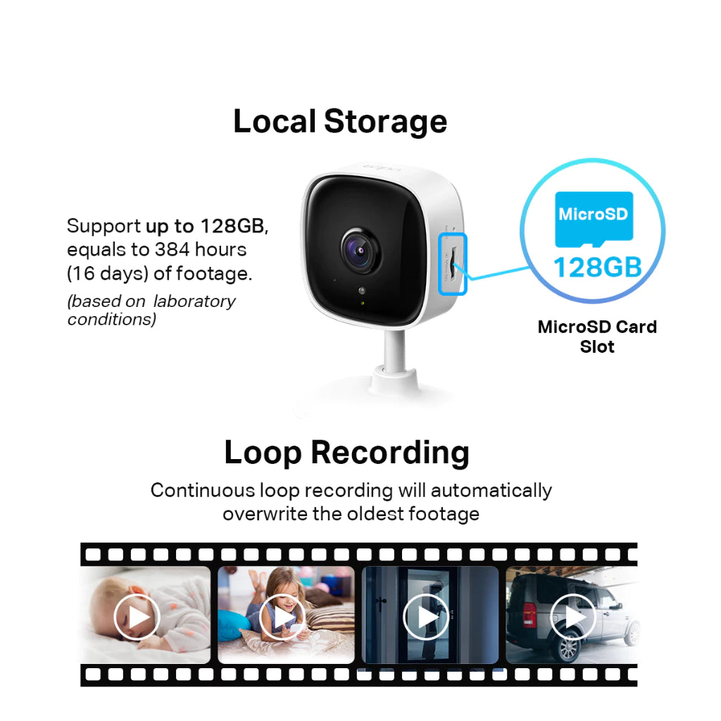 TP-Link 1080P Tapo C100 Full HD Security CCTV Wifi & Wireless Home IP Camera & Amazon CLOUD & Sirim Certify Indoor