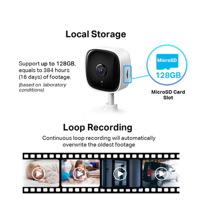 TP-Link 1080P Tapo C100 Full HD Security CCTV Wifi & Wireless Home IP Camera & Amazon CLOUD & Sirim Certify Indoor