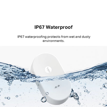 TP-Link Tapo T300 Smart Water Leak Sensor IP67 Waterproof (Tapo Hub H100 Requirement)