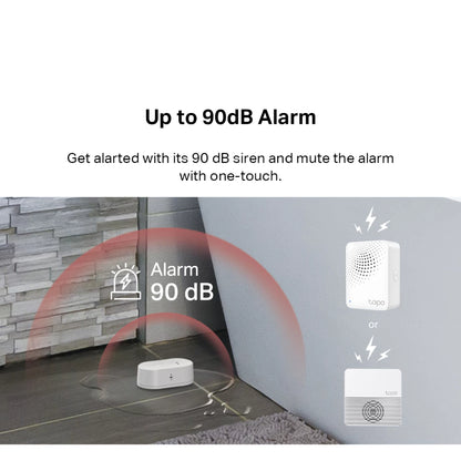 TP-Link Tapo T300 Smart Water Leak Sensor IP67 Waterproof (Tapo Hub H100 Requirement)