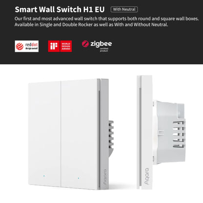 Aqara H1 Smart Wall Switch With Neutral