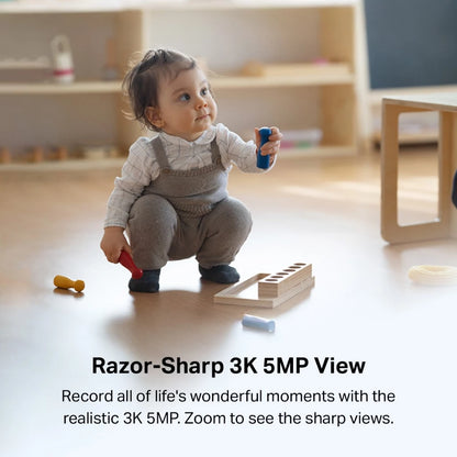 TP-Link Tapo C230 3K 5MP Pan/Tilt AI CCTV WIFI Wireless IP Camera with Smart AI Detection & Notifications