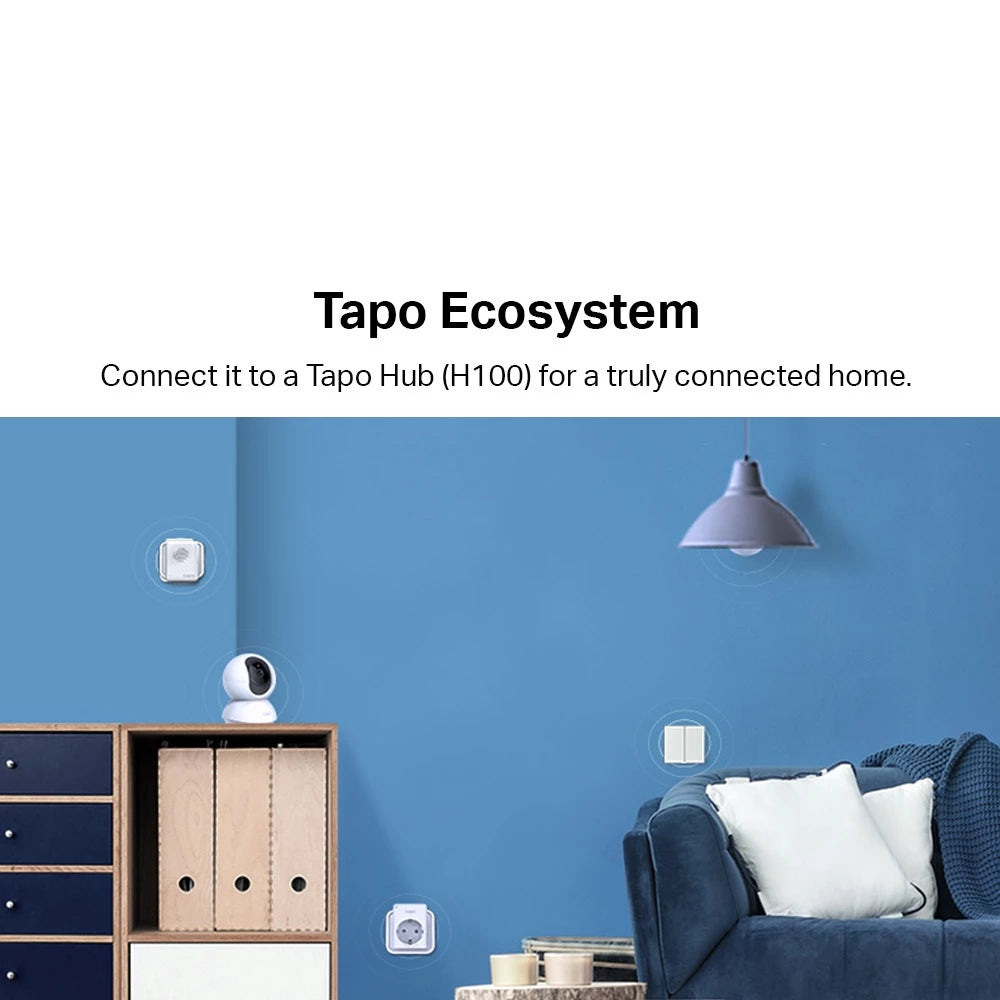 TP-Link Tapo S220 2-Gang Smart Switch No Neutral Wire Battery Powered App Control (Hub Required)