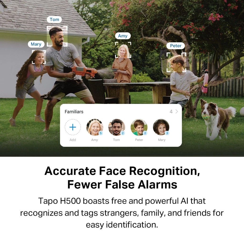 TP-Link Tapo H500 Smart Home Hub 16GB Built-in Storage AI Detection Face Recognition Support Matter
