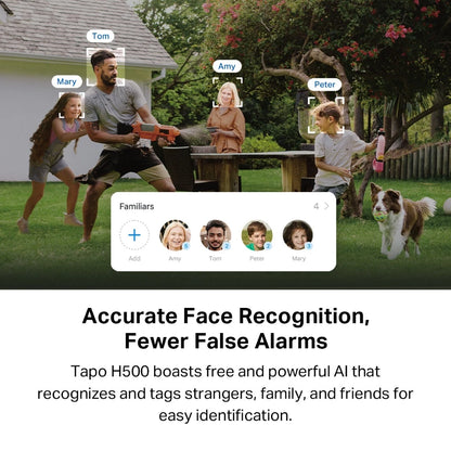 TP-Link Tapo H500 Smart Home Hub 16GB Built-in Storage AI Detection Face Recognition Support Matter
