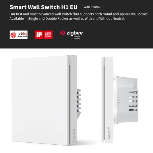 Aqara H1 Smart Wall Switch With Neutral