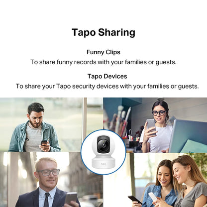 TP-Link Tapo C222 2K 4MP WiFi Camera CCTV with Ethernet / WiFi Connection 360 Degree IP Camera Pan & Tilt C212 & C202