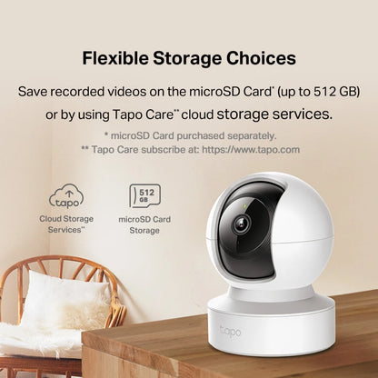 TP-Link Tapo C222 2K 4MP WiFi Camera CCTV with Ethernet / WiFi Connection 360 Degree IP Camera Pan & Tilt C212 & C202