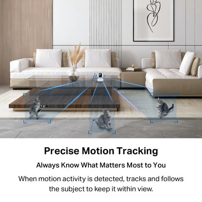 TP-Link Tapo C222 2K 4MP WiFi Camera CCTV with Ethernet / WiFi Connection 360 Degree IP Camera Pan & Tilt C212 & C202