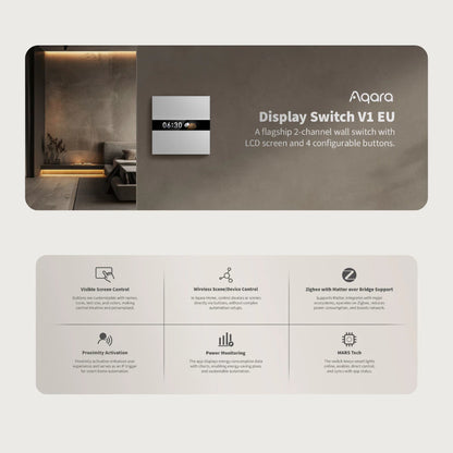 Aqara Zigbee 3.0 Display Switch V1 EU