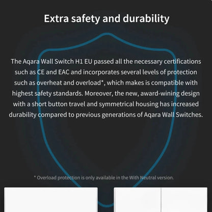 Aqara H1 Smart Wall Switch With Neutral