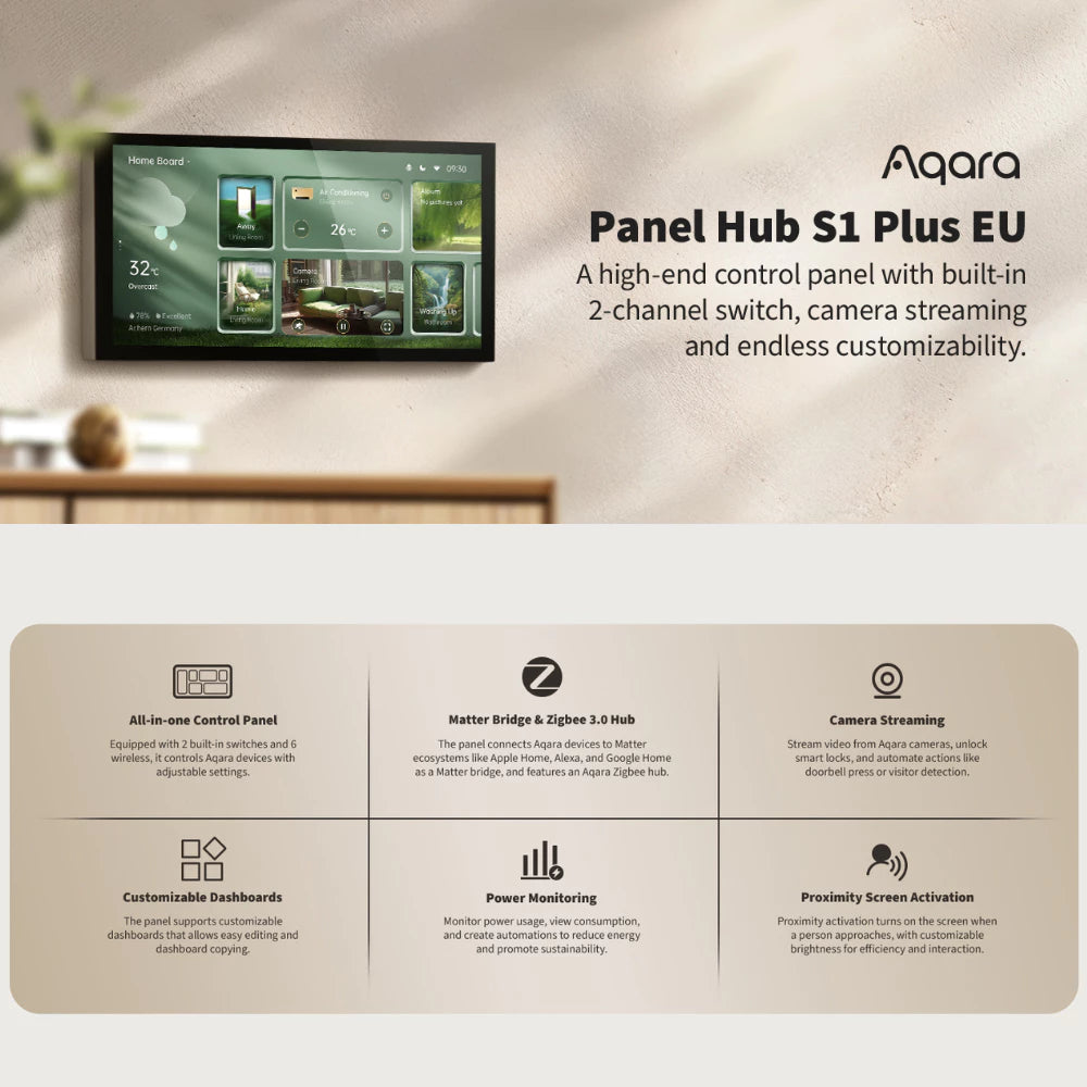 Aqara Touchable Panel Hub S1 Plus