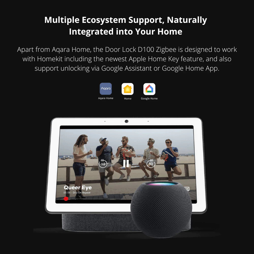 Aqara D100 Zigbee Keyless Entry Smart Lock
