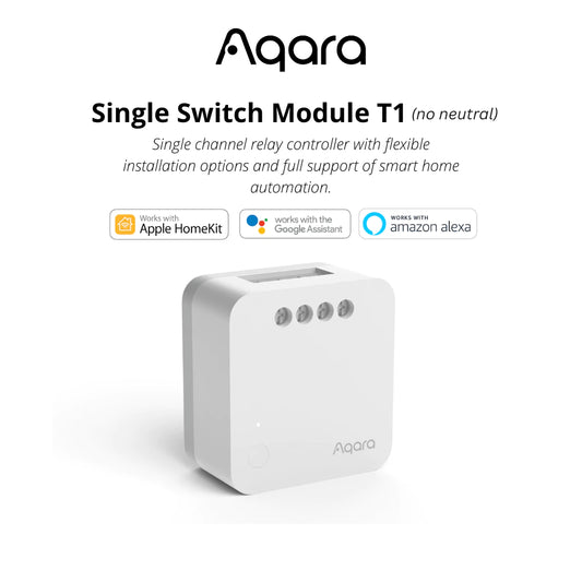 Aqara T1 Zigbee Protocol Single Switch Module No Neutral