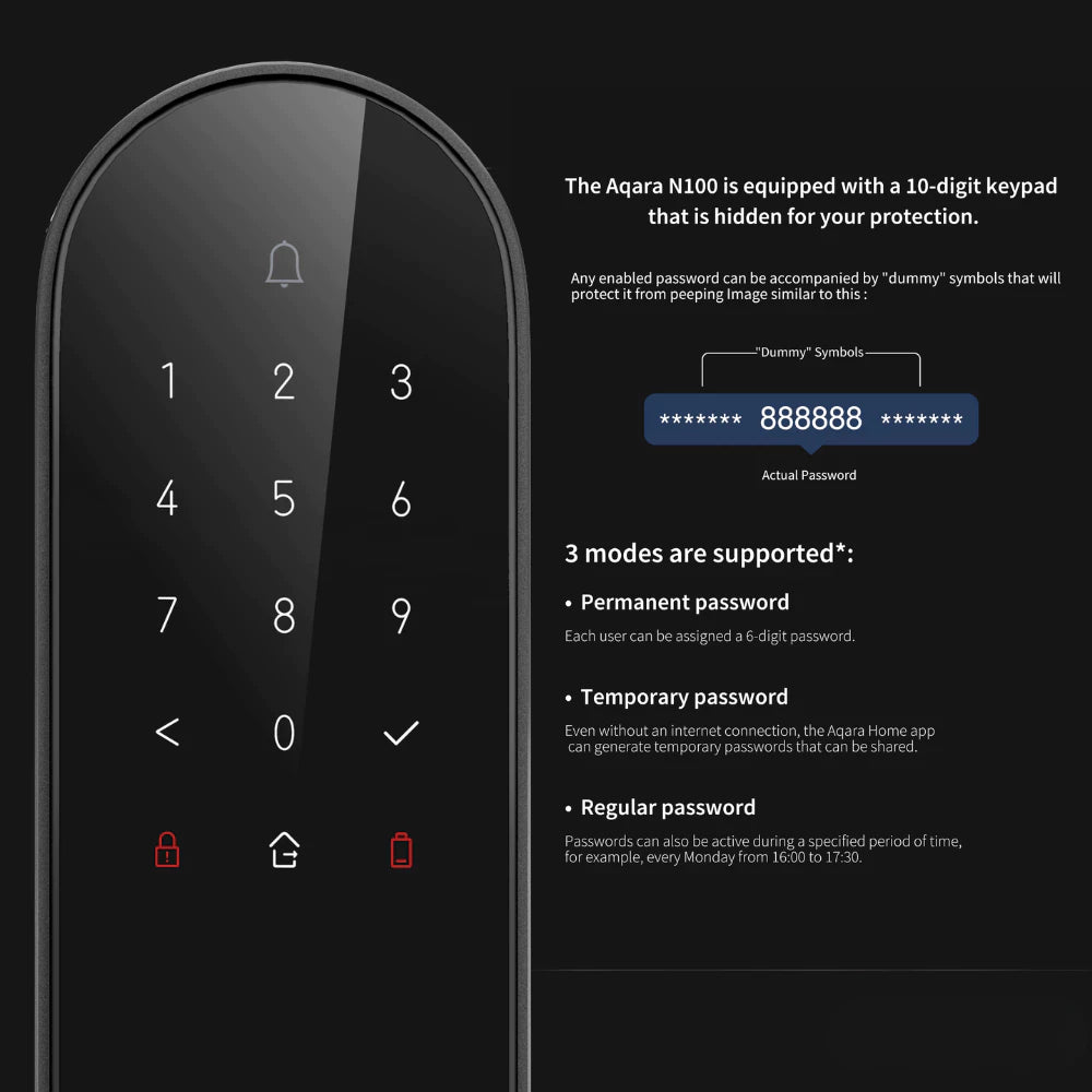 Aqara Keyless Entry Zigbee Edition Smart Lock N100e