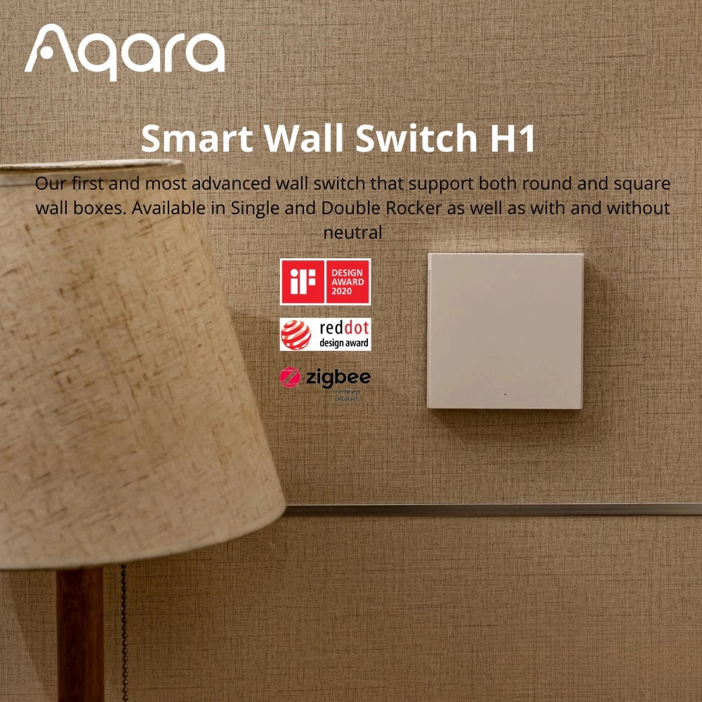 Aqara H1 Smart Wall Switch No Neutral