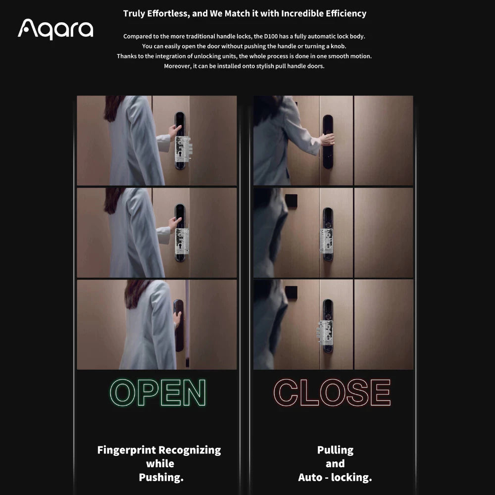 Aqara D100 Zigbee Keyless Entry Smart Lock