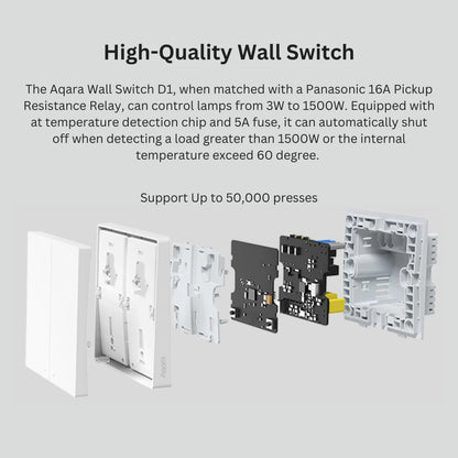Aqara Wall Switch D1 With Neutral